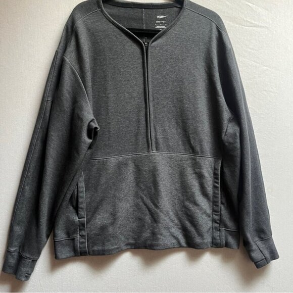Nike Yoga Dri-FIT 1/2-Zip Training Crew Sweatshirt Sz L - Picture 2 of 12